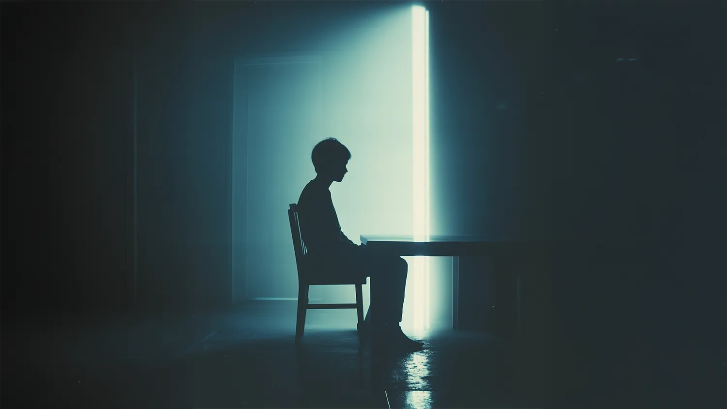 moody cinematic light scene modern AI photography